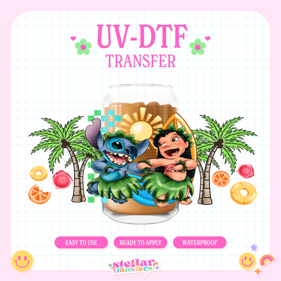 HULA BESTIES - 16 OZ UV DTF