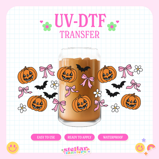 SPOOKY PUMPKINS - 16 OZ UV DTF