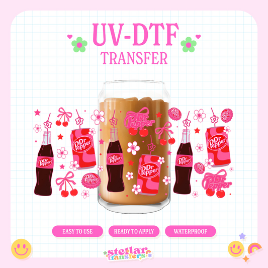 DR PEP SODA - 16 OZ UV DTF