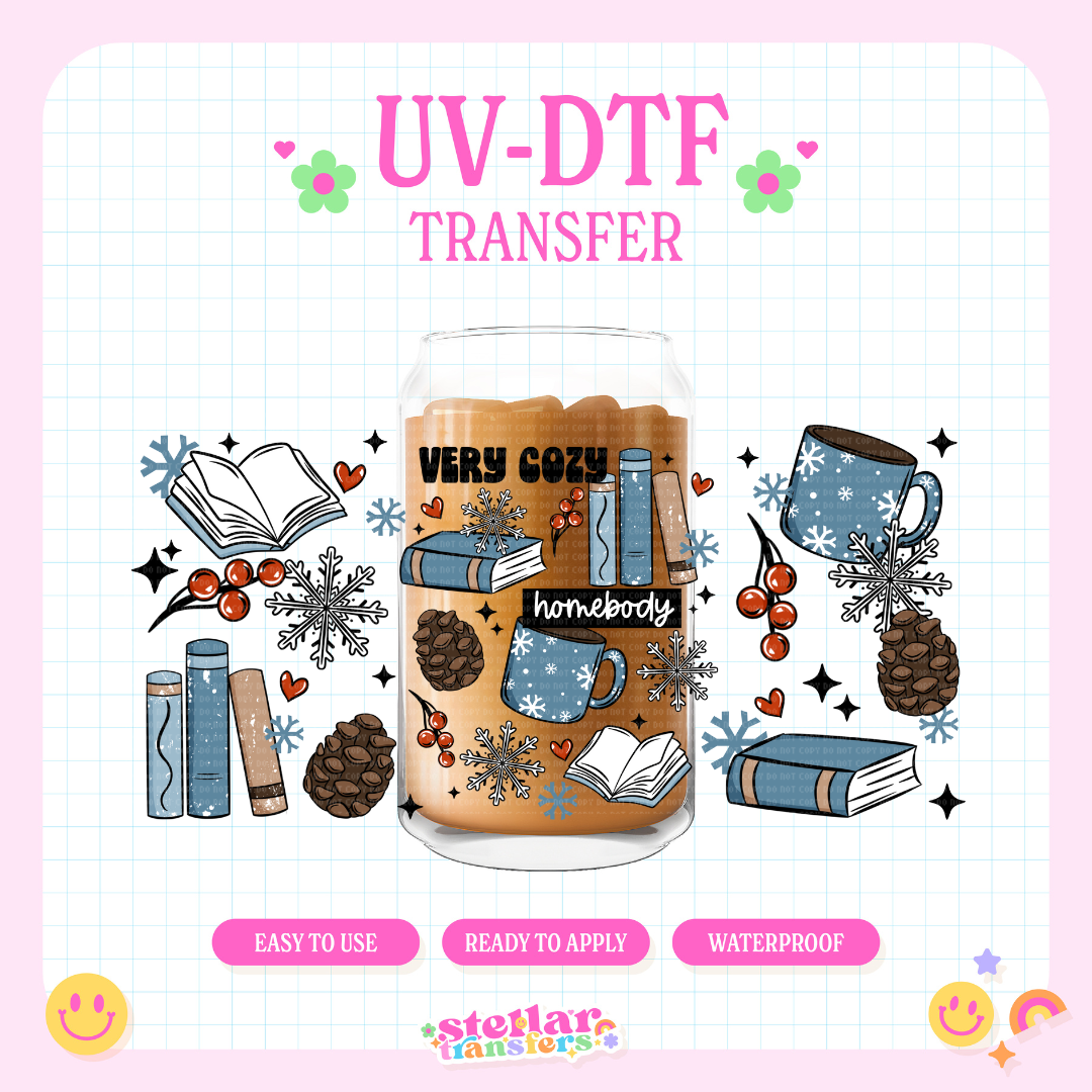 VERY COZY HOMEBODY - 16 OZ UV DTF
