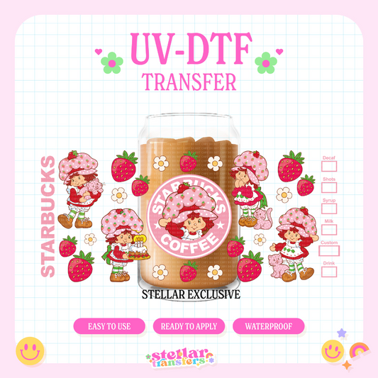 SHORTCAKE COFFEE EXCLUSIVE - 16 OZ UV DTF