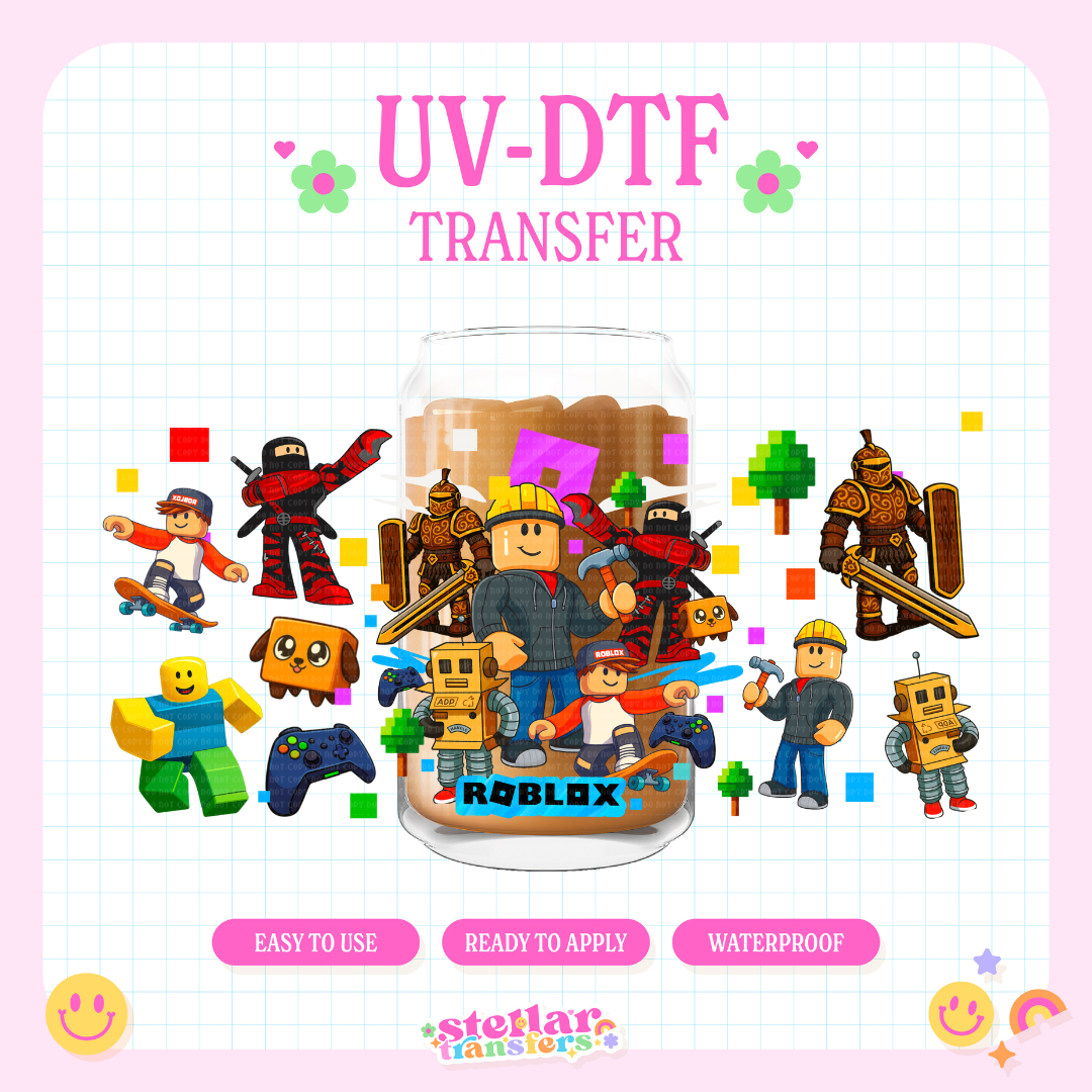 BLOX GAME - 16 OZ UV DTF
