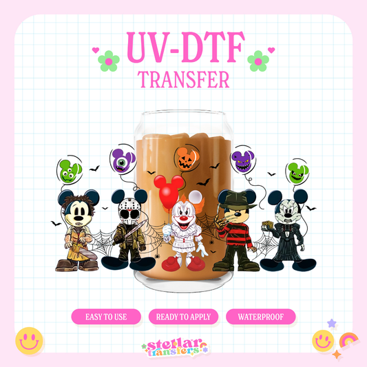 HORROR MOUSE - 16 OZ UV DTF