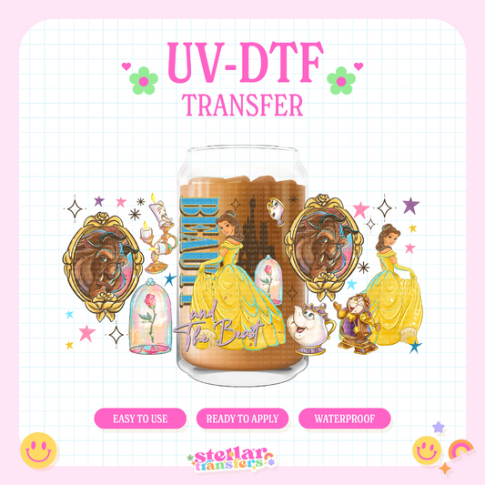 BEAUTY PRINCESS - 16 OZ UV DTF