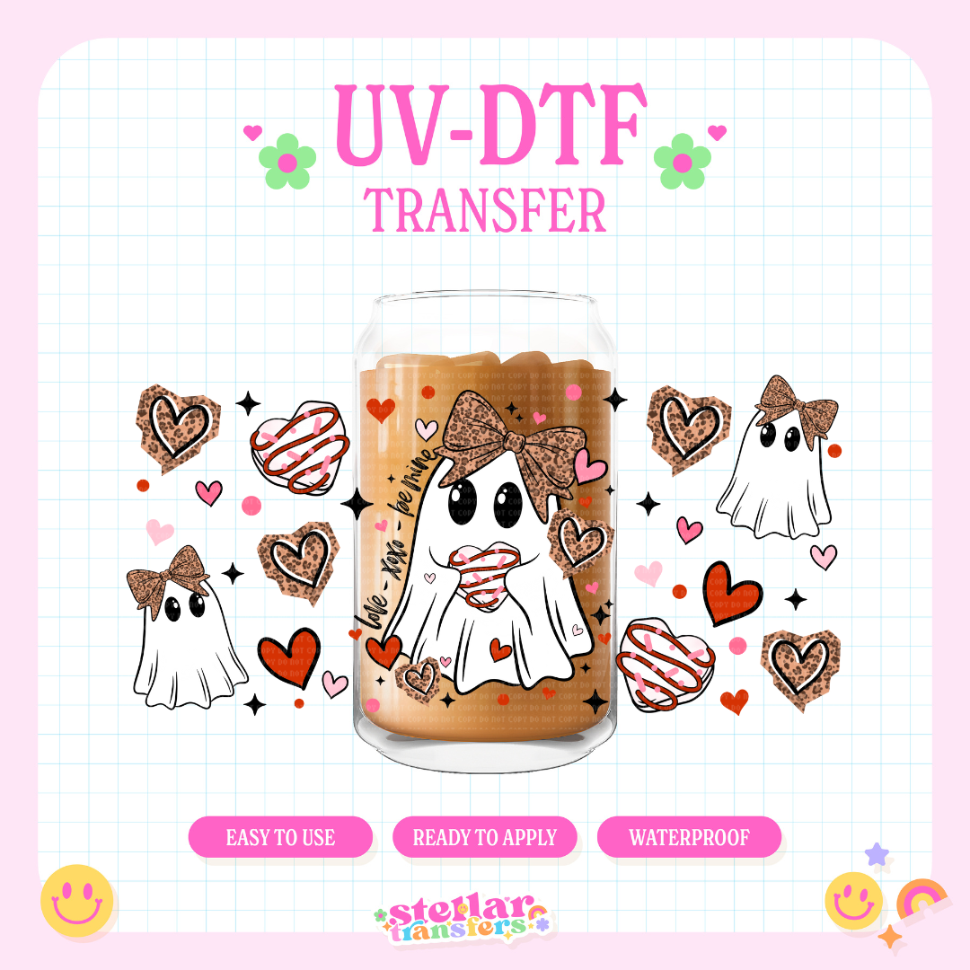 LOVE GHOSTIE - 16 OZ UV DTF