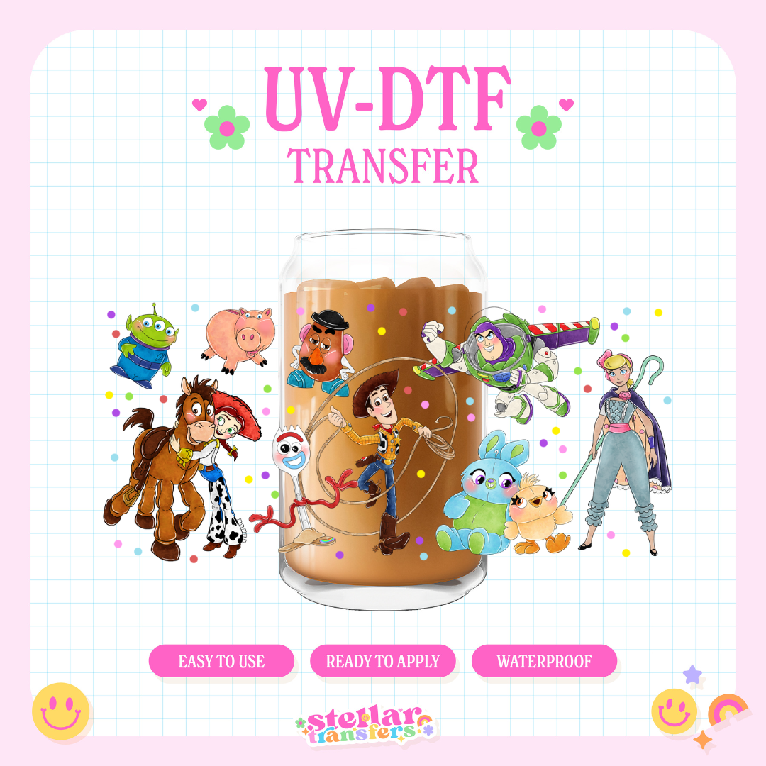 STORY FRIENDS - 16 OZ UV DTF