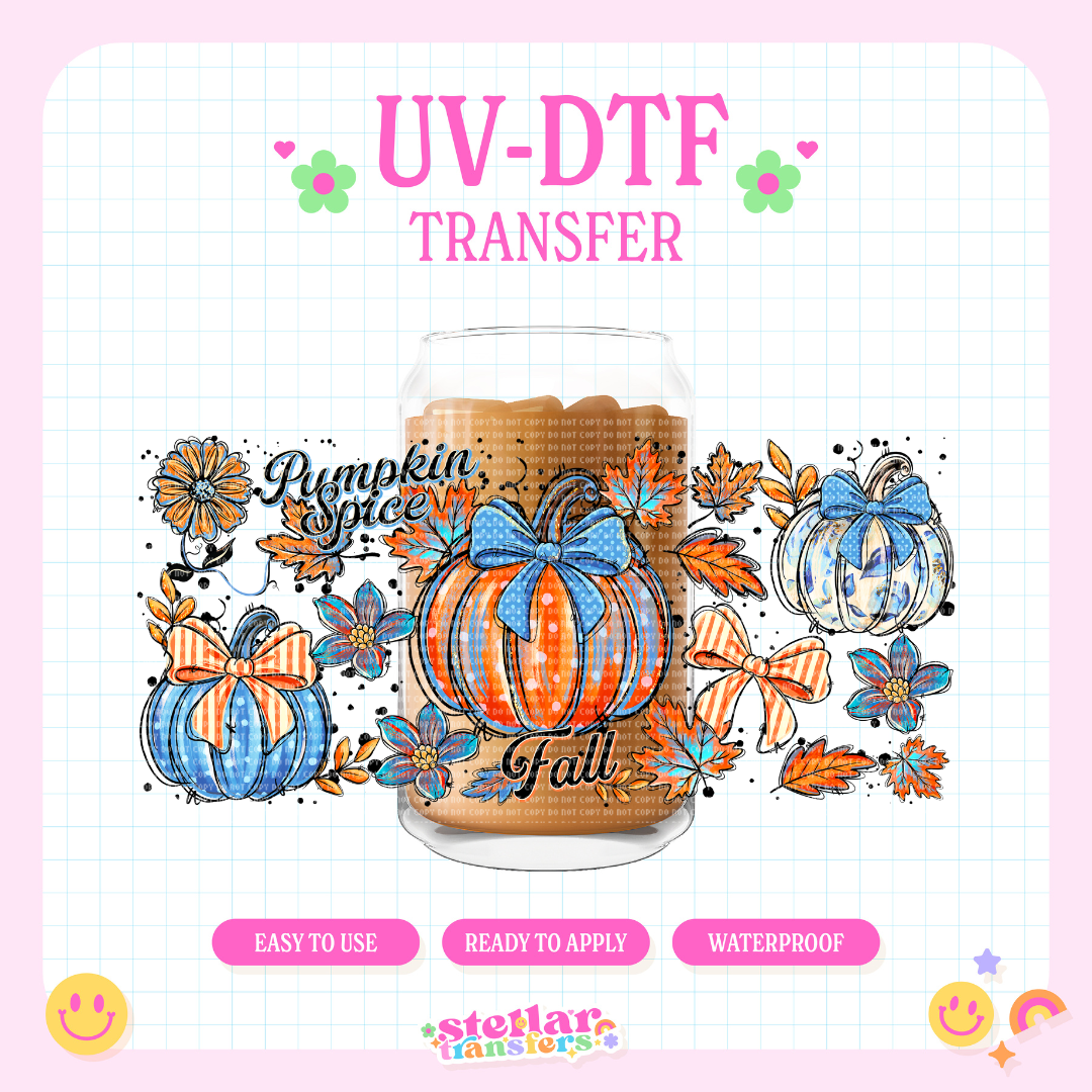 PUMPKIN SPICE FALL - 16 OZ UV DTF