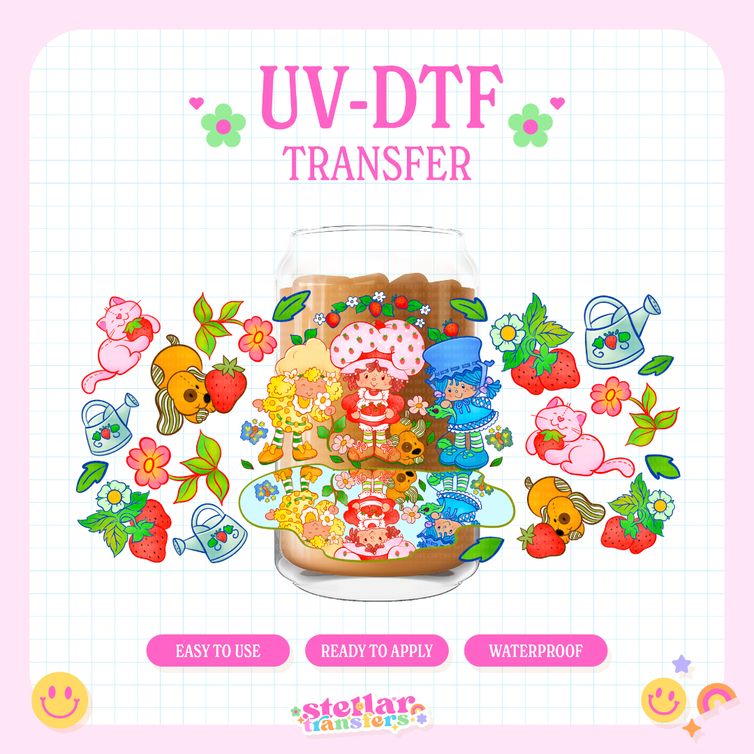 SHORTCAKE DOLLS - 16 OZ UV DTF