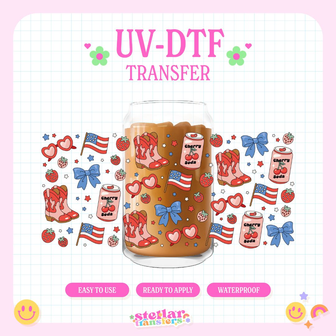 MISS AMERICANA - 16 OZ UV DTF