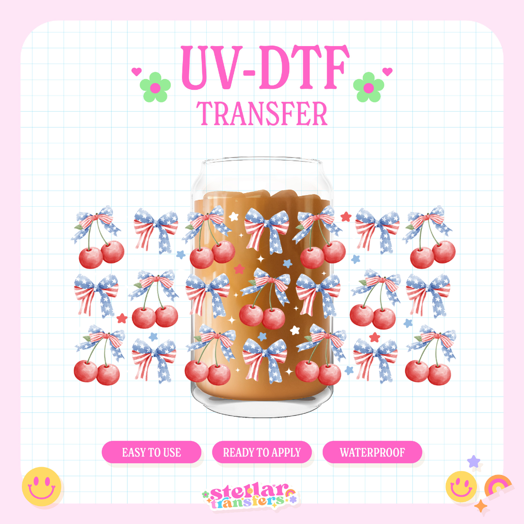 AMERICA CHERRY - 16 OZ UV DTF