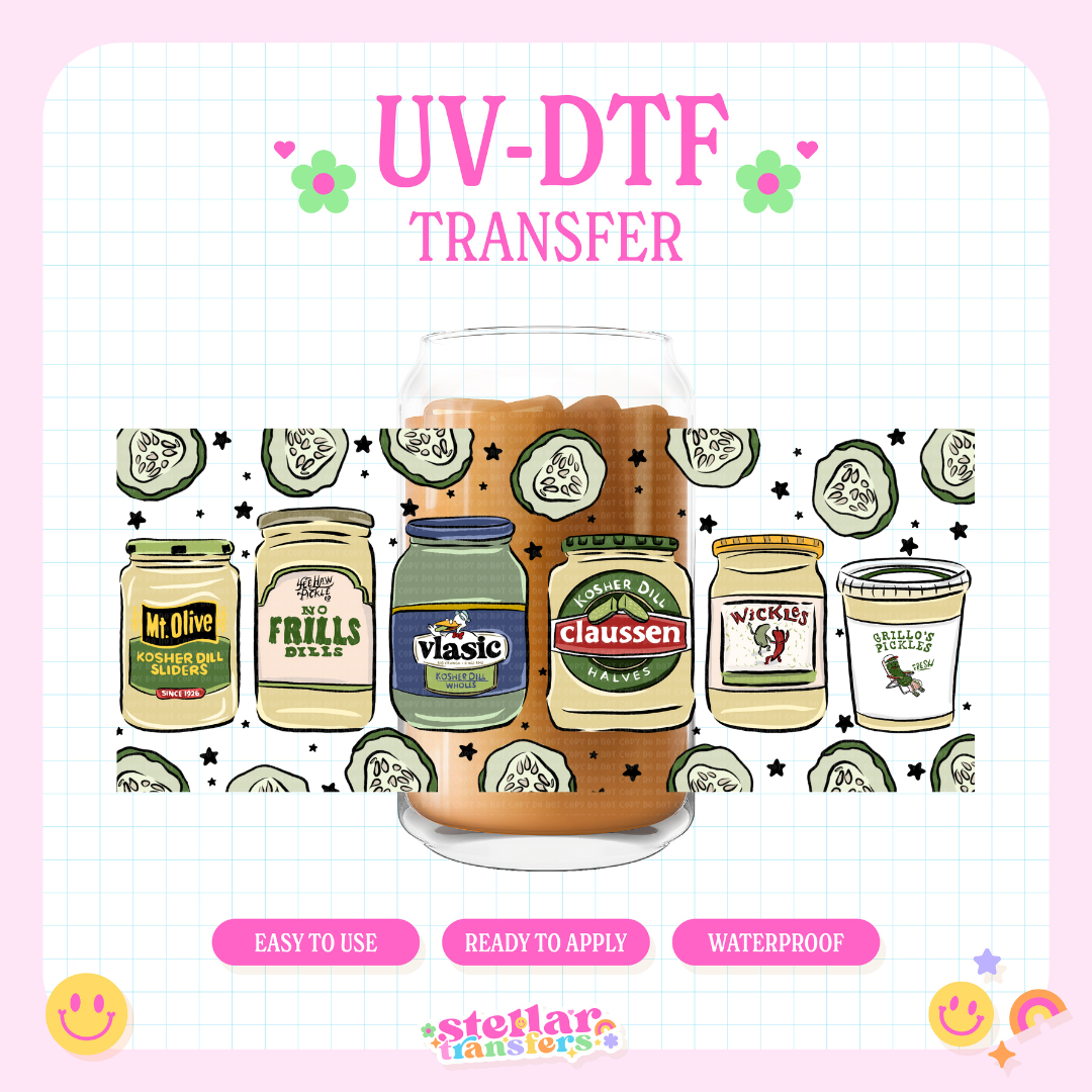 PICKLES - 16 OZ UV DTF