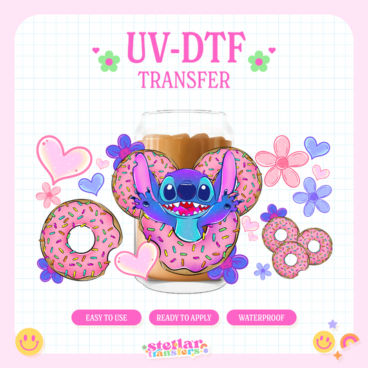 ALIEN DONUT - 16 OZ UV DTF