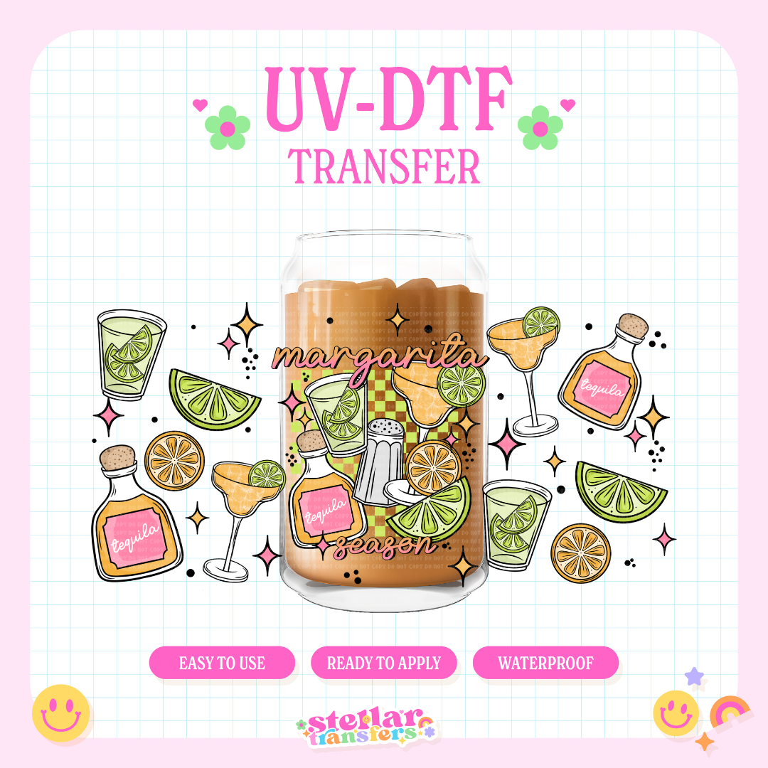 MARGARITA SEASON - 16 OZ UV DTF