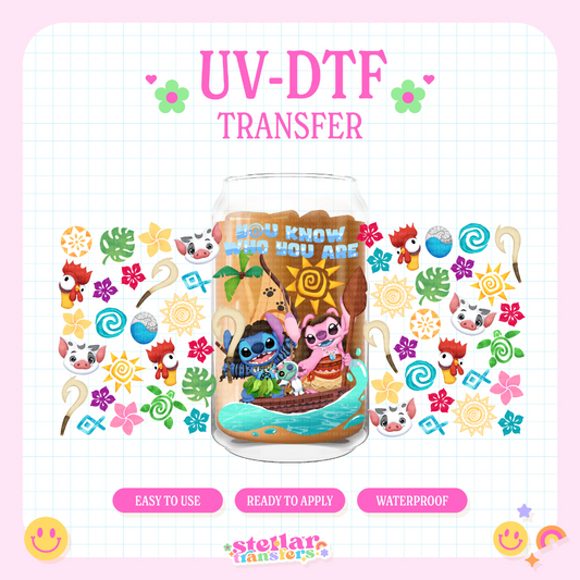 ALIEN YOU KNOW WHO YOU ARE - 16 OZ UV DTF