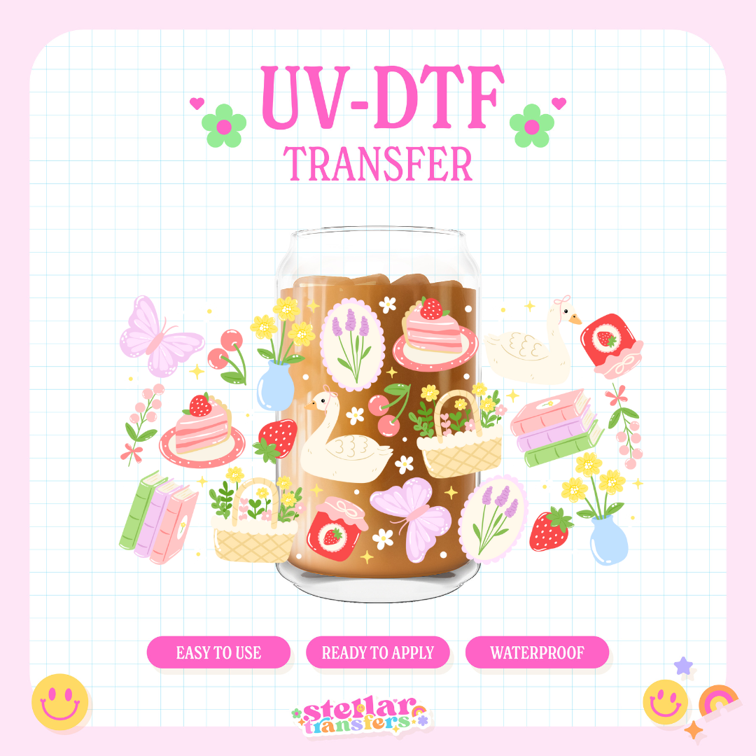 COTTAGECORE PICNIC - 16 OZ UV DTF
