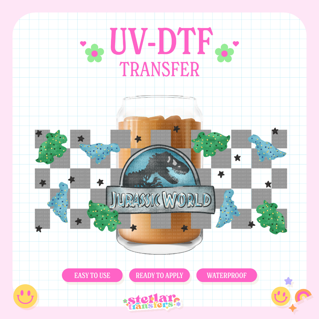DINOSAUR WORLD - 16 OZ UV DTF