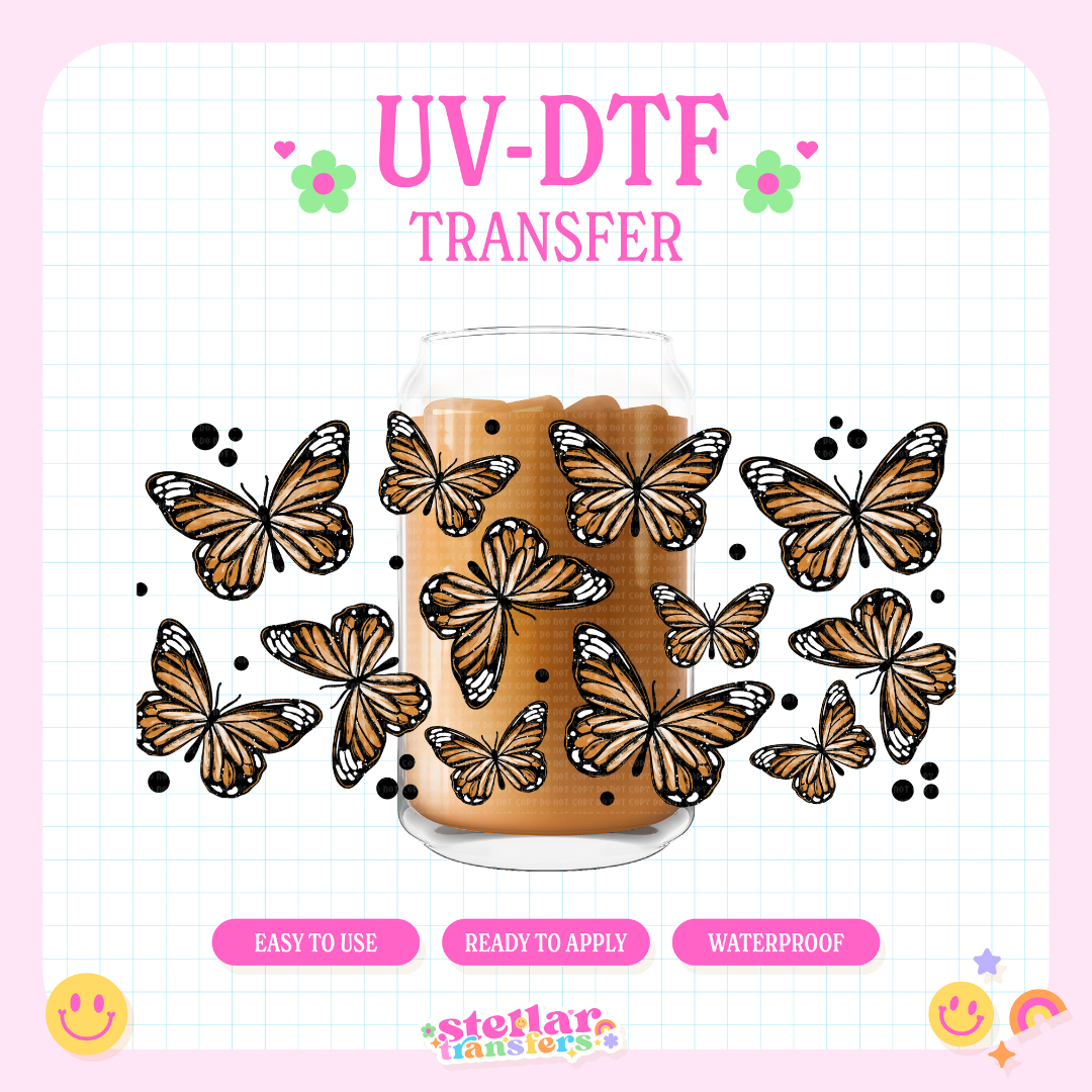 BUTTERFLY - 16 OZ UV DTF