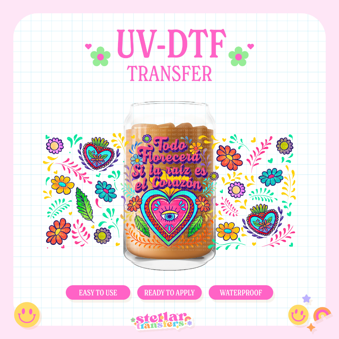 TODO FLORECERA - 16 OZ UV DTF