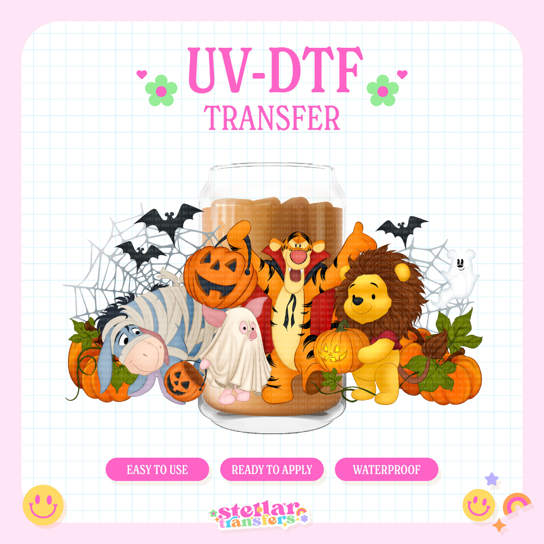 PUMPKIN HONEY FRIENDS - 16 OZ UV DTF