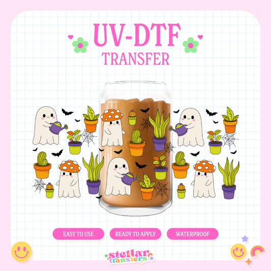 GHOSTS & PLANTS - 16 OZ UV DTF