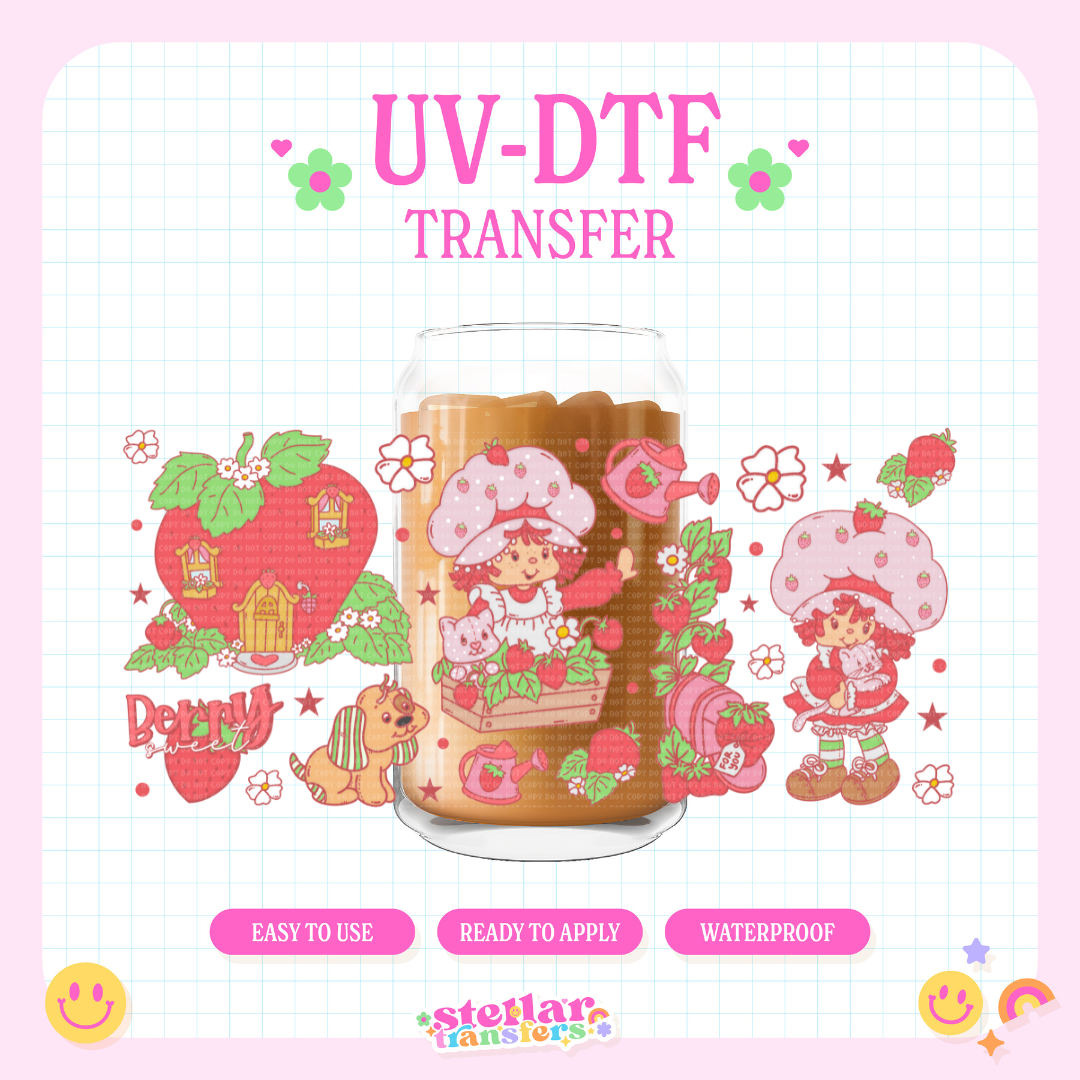 BERRY CUTE GIRL - 16 OZ UV DTF