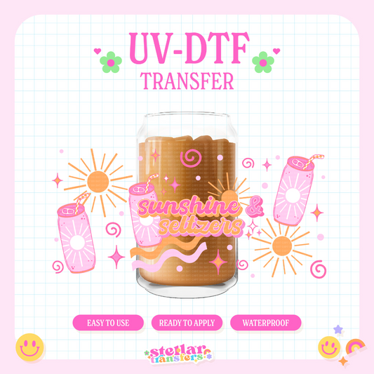 SUNSHINE SELTZERS - 16 OZ UV DTF