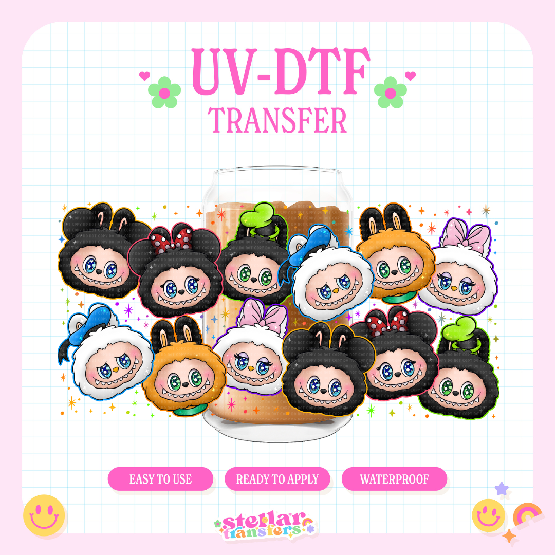 MOUSE FRIENDS LABU - 16 OZ UV DTF
