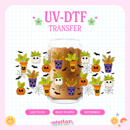 HALLOWEEN PLANTS - 16 OZ UV DTF