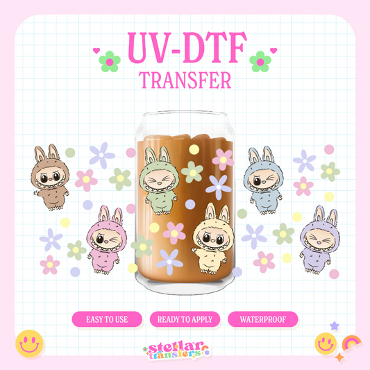 PASTEL LABO FLOWERS - 16 OZ UV DTF
