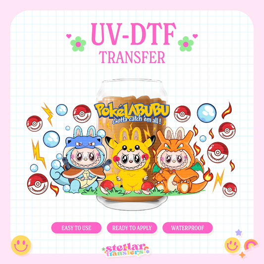 POKE MONSTER - 16 OZ UV DTF