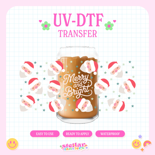 STARRY SANTA - 16 OZ UV DTF