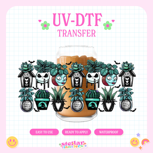 NBC SPOOKY PLANTS - 16 OZ UV DTF