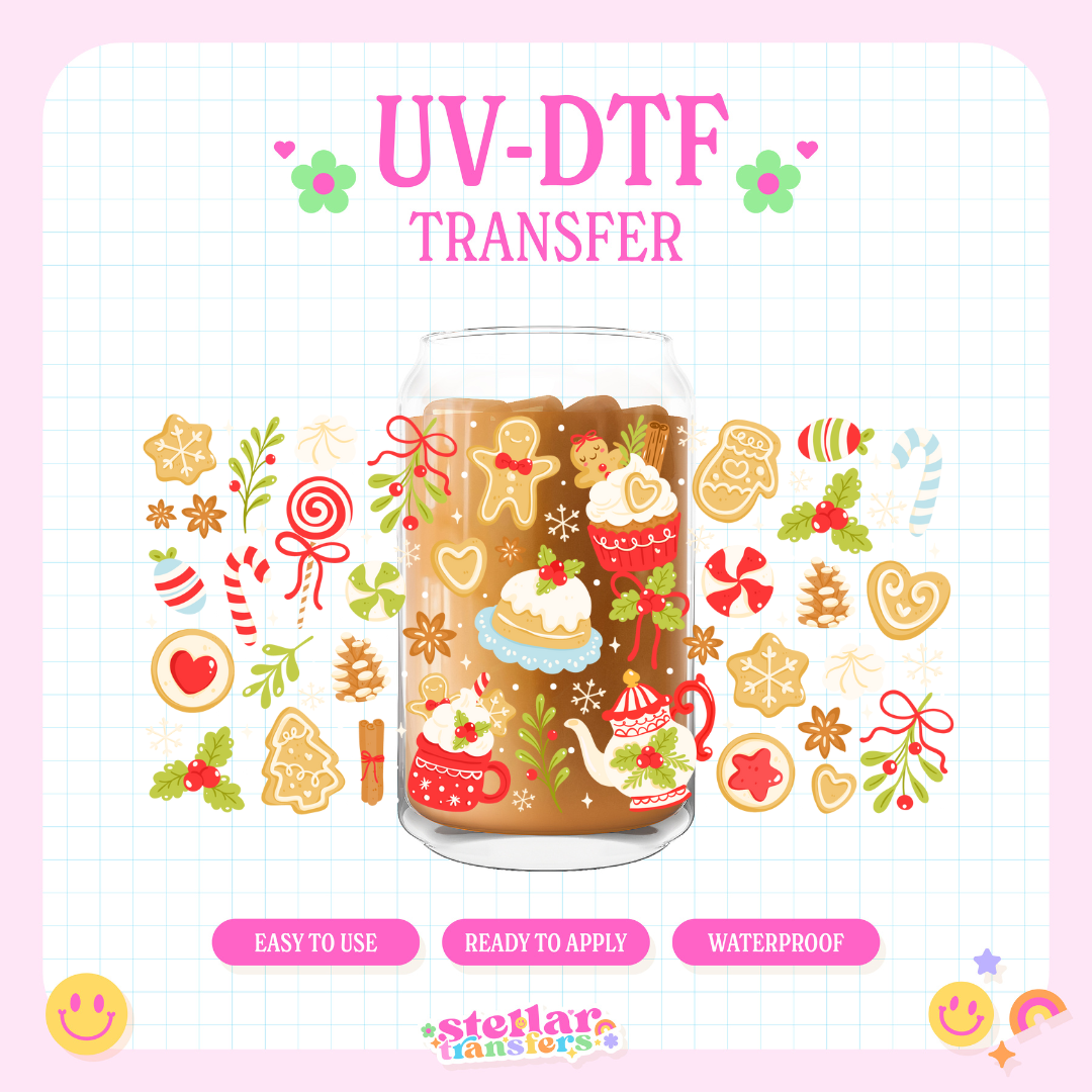 HOLIDAY COOKIES - 16 OZ UV DTF