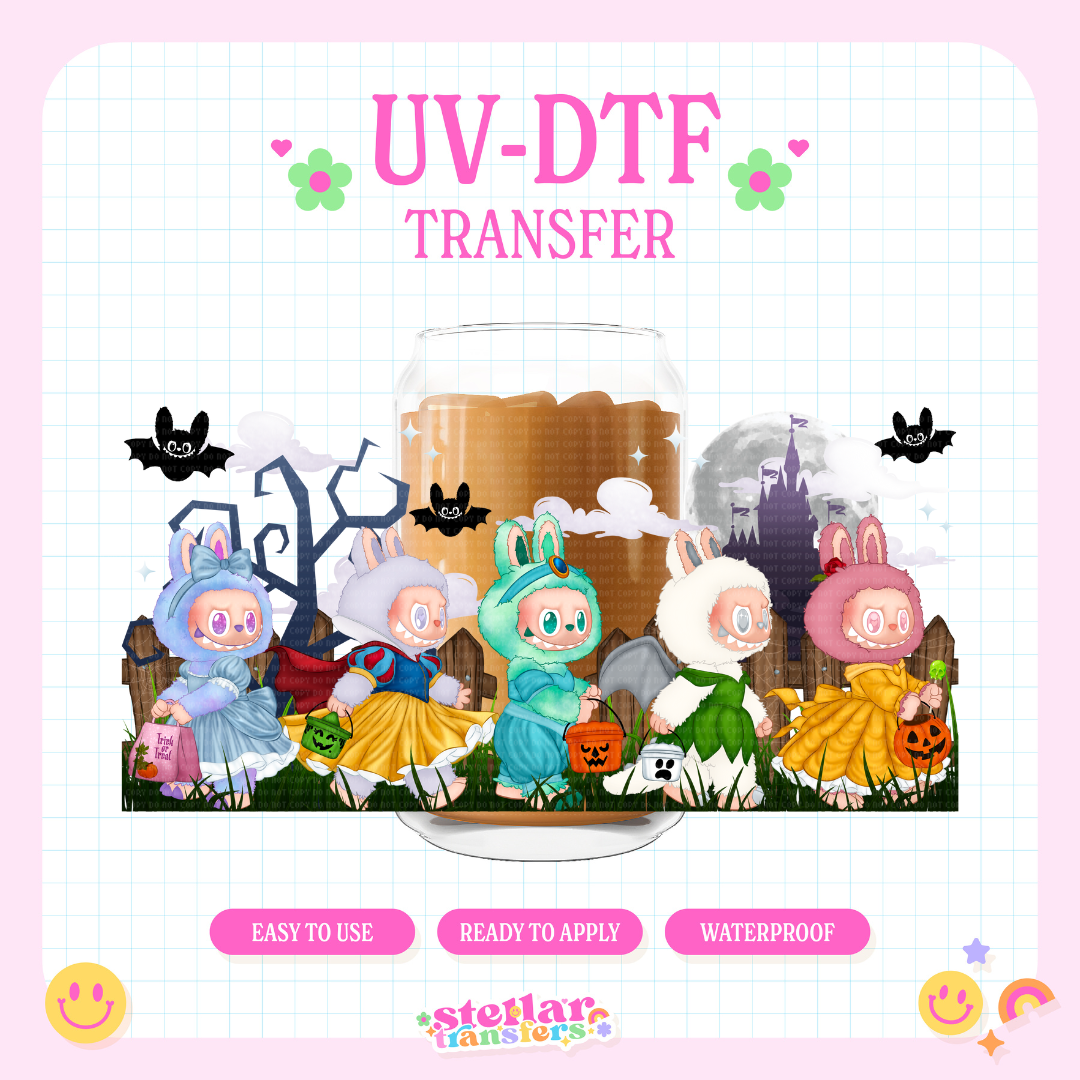 PRINCESS TRICK OR TREAT BUBU - 16 OZ UV DTF