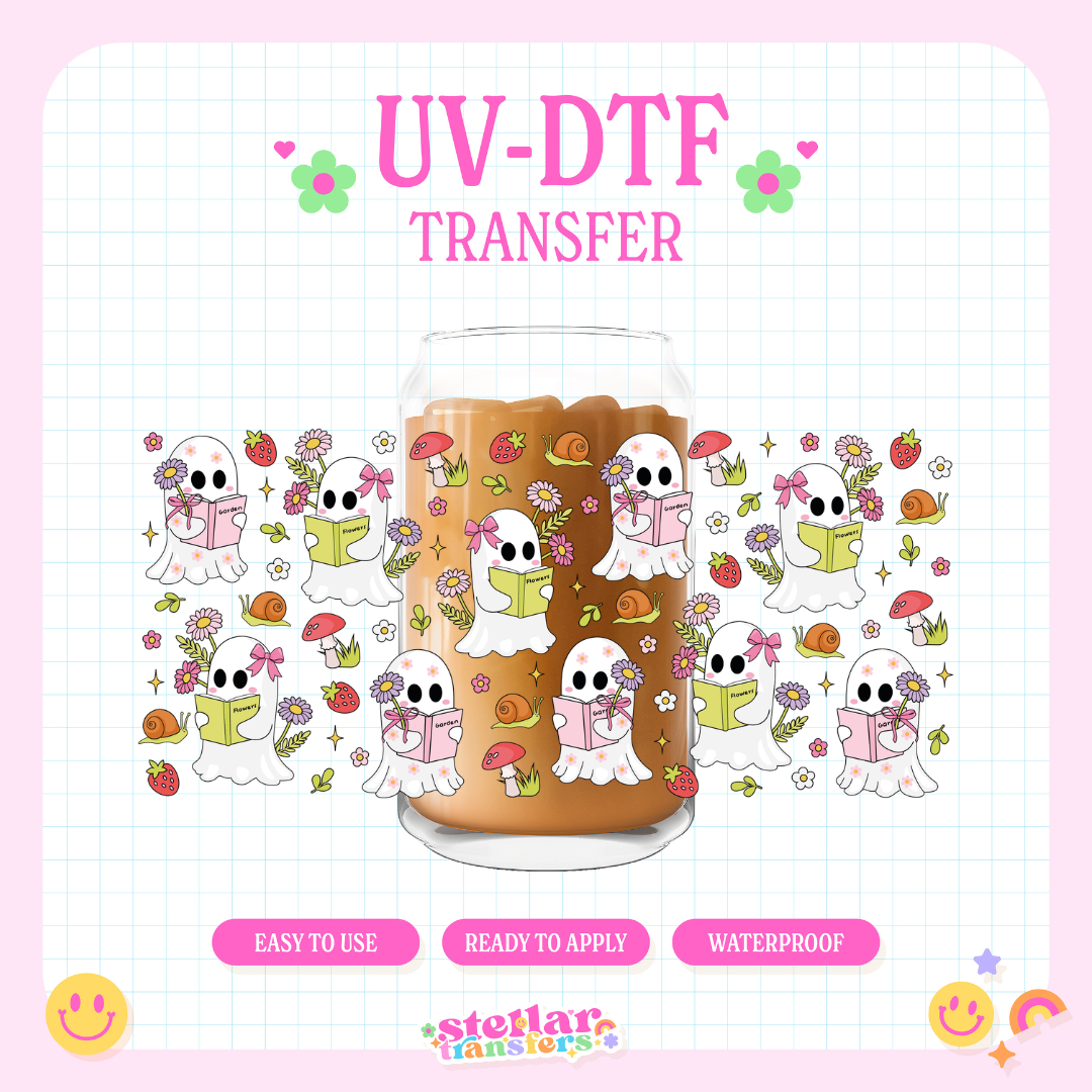 SPRING GHOST - 16 OZ UV DTF