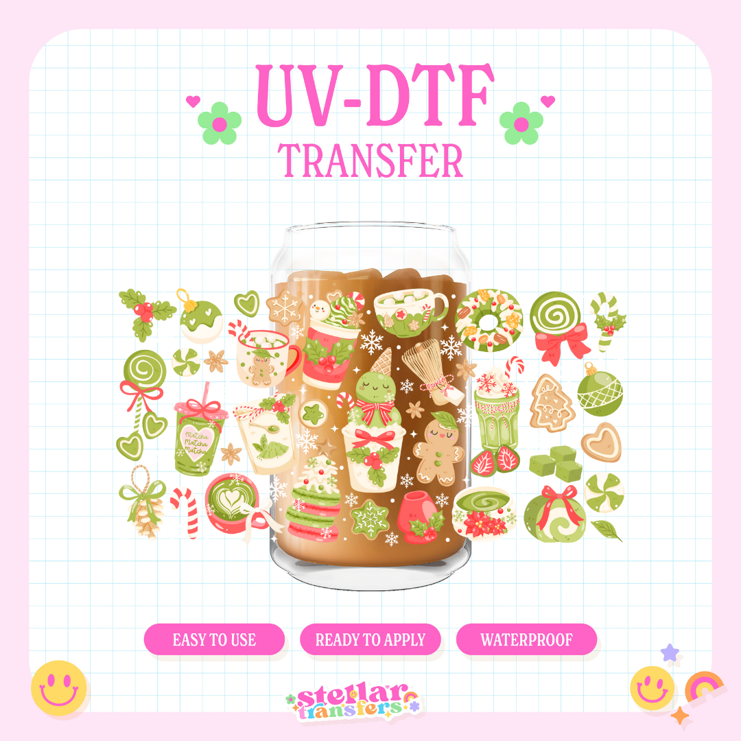MATCHA CHRISTMAS - 16 OZ UV DTF