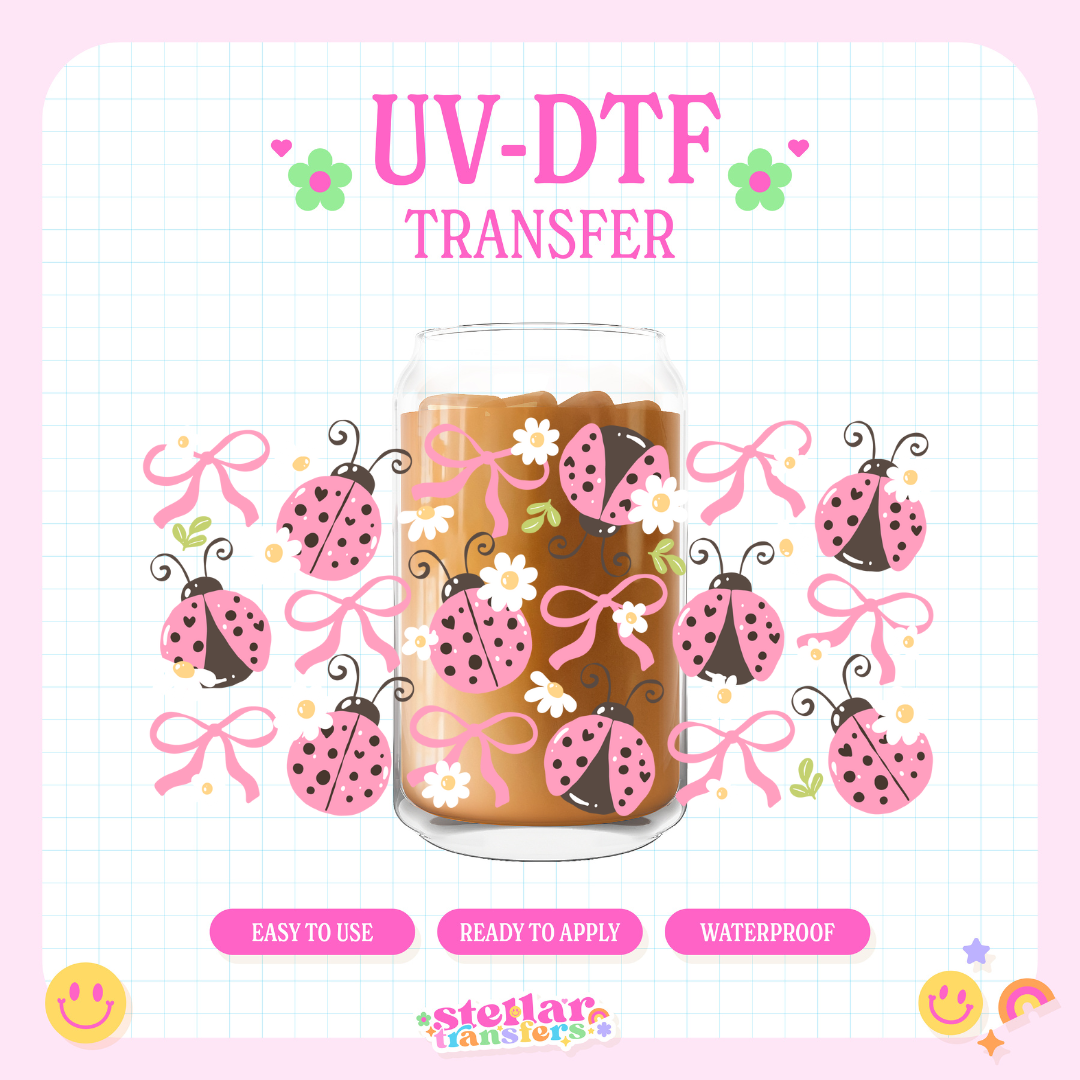 COQUETTE LADYBUGS - 16 OZ UV DTF