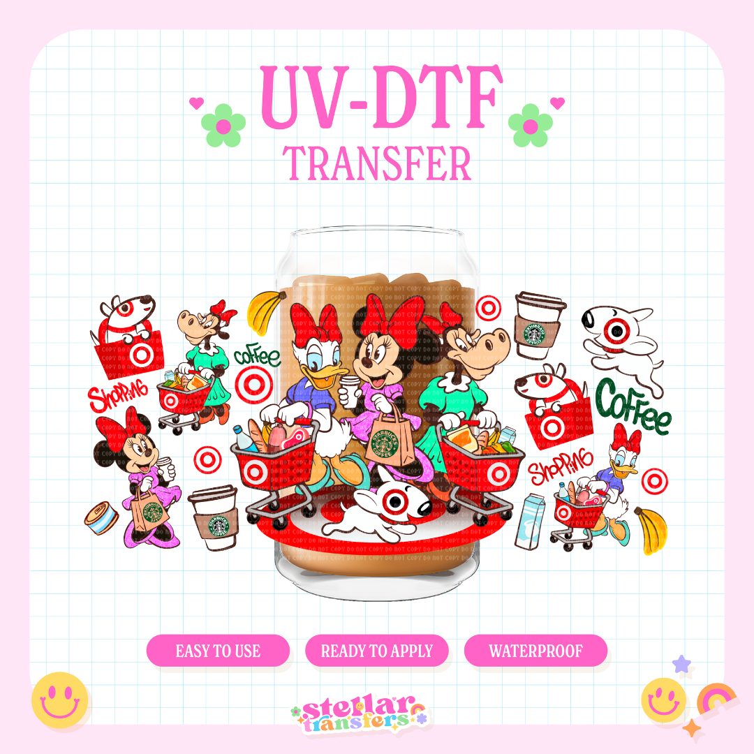 BESTIE SHOPPING - 16 OZ UV DTF