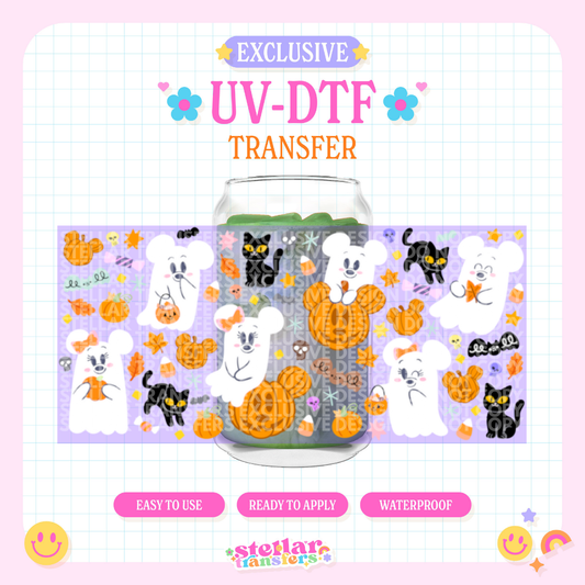 CUTE MOUSE GHOSTS EXCLUSIVE - 16 OZ UV DTF