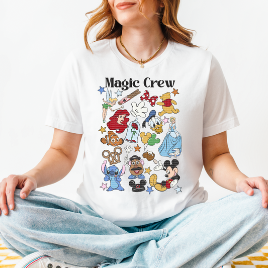 MAGICAL PARK FRIENDS EXCLUSIVE - CLEAR FILM SCREEN PRINT