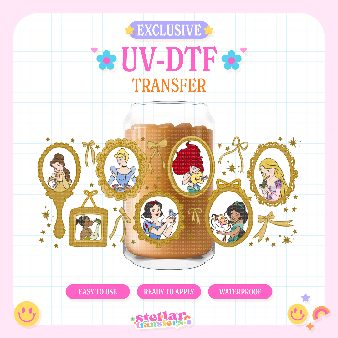 PRINCESS FRIENDS EXCLUSIVE - 16 OZ UV DTF