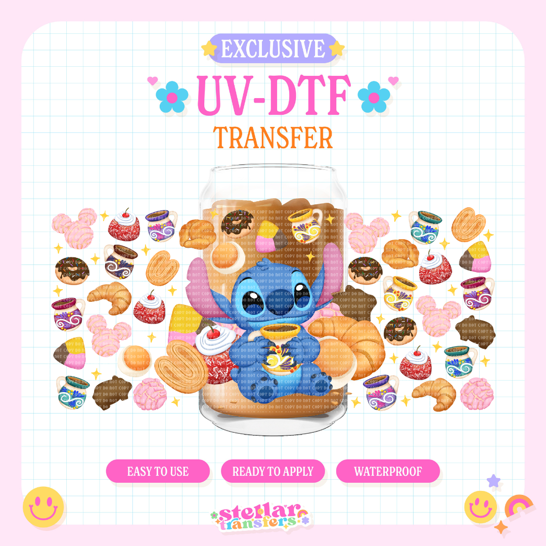 ALIEN PANECITO EXCLUSIVE - 16 OZ UV DTF