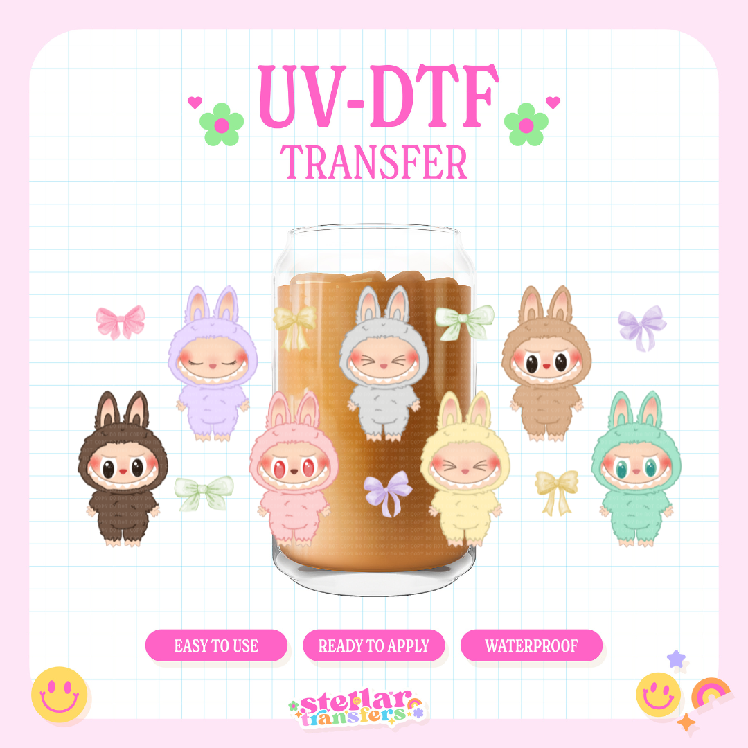 BOWS & MONSTERS - 16 OZ UV DTF