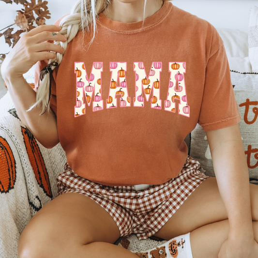 PUMPKIN MAMA - CLEAR FILM SCREEN PRINT