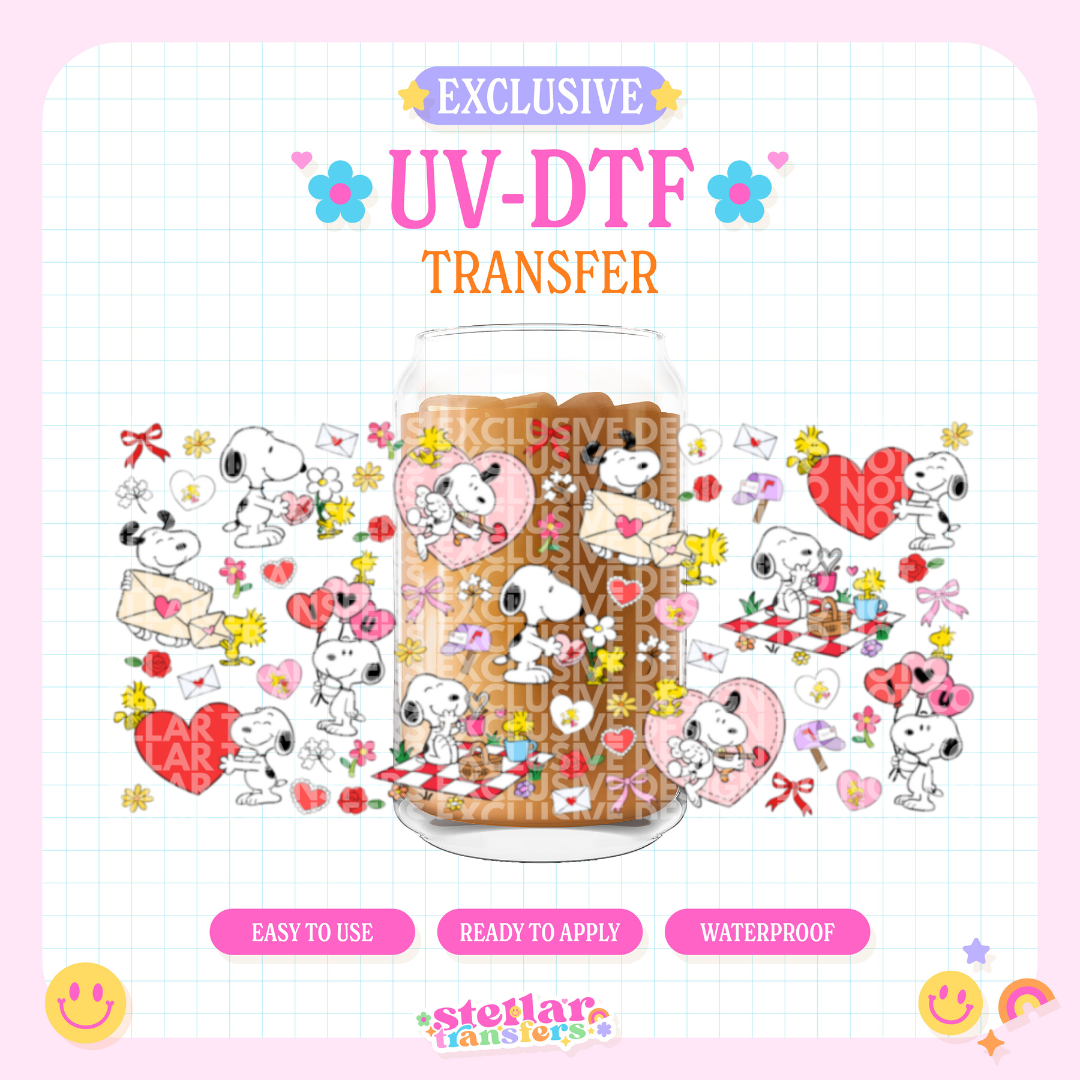 VALENTINE SNOOP EXCLUSIVE - 16 OZ UV DTF