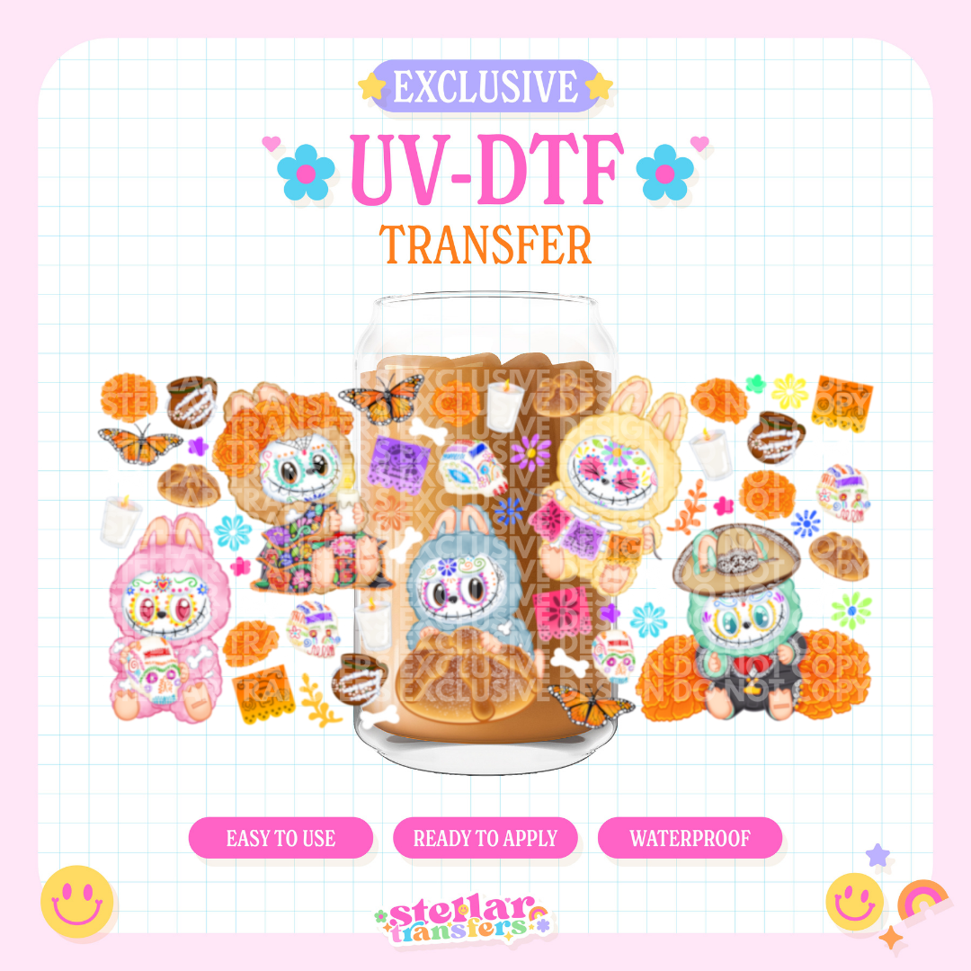 LABU DIA DE LOS MUERTOS EXCLUSIVE - 16 OZ UV DTF