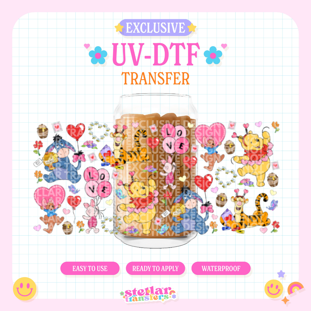 LOVE HONEY PALS EXCLUSIVE - 16 OZ UV DTF