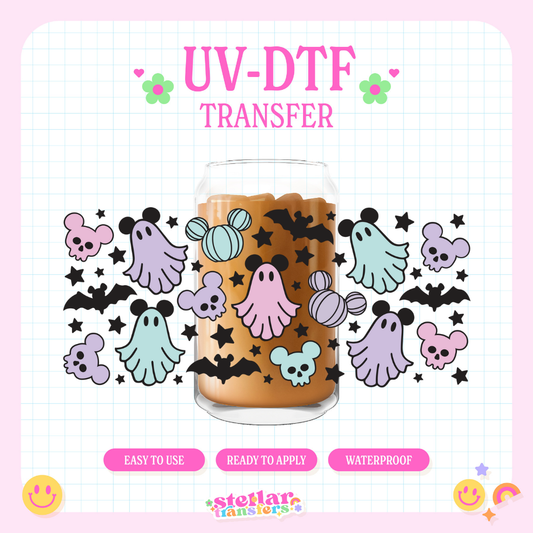 PASTEL MOUSE DOODLES - 16 OZ UV DTF