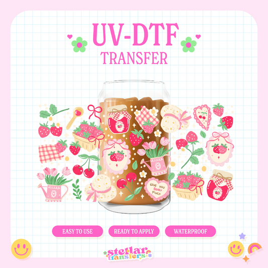 BERRY CUTE - 16 OZ UV DTF