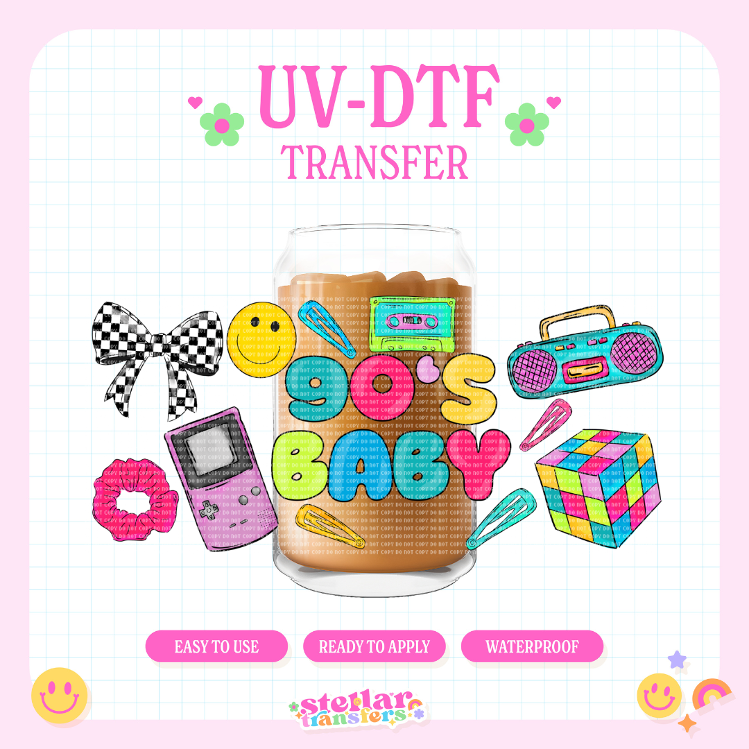 90s BABY - 16 OZ UV DTF